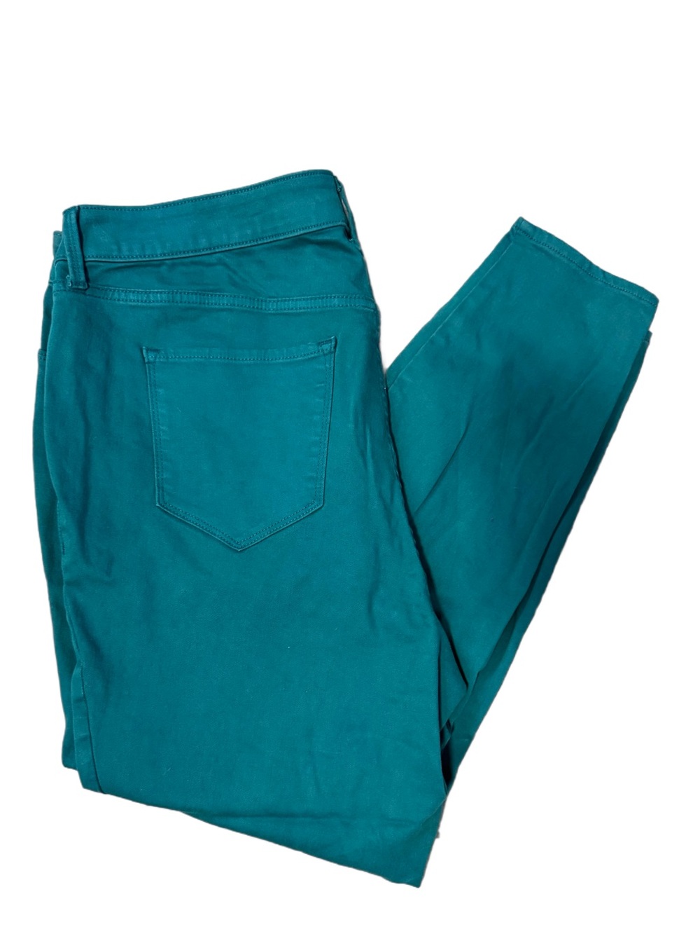 NWOT Old Navy High-Rise Pop-Color Super Skinny Rockstar Jeans, Size 20, Emerald
